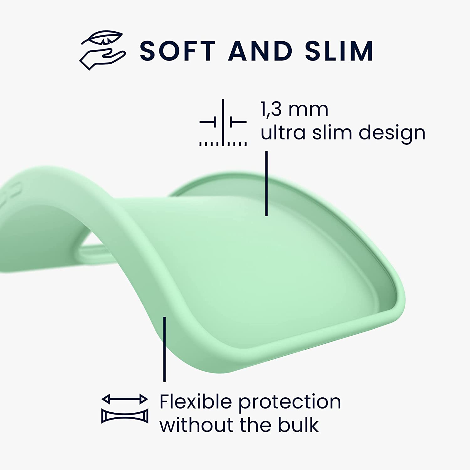 KW Xiaomi Redmi Note 11 Pro+ 5G Θήκη Σιλικόνης TPU - Mint Matte - 58095.50