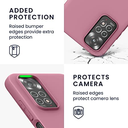 KW Xiaomi Redmi Note 11 / Redmi Note 11S Θήκη Σιλικόνης TPU - Rusty Rose - 57368.167