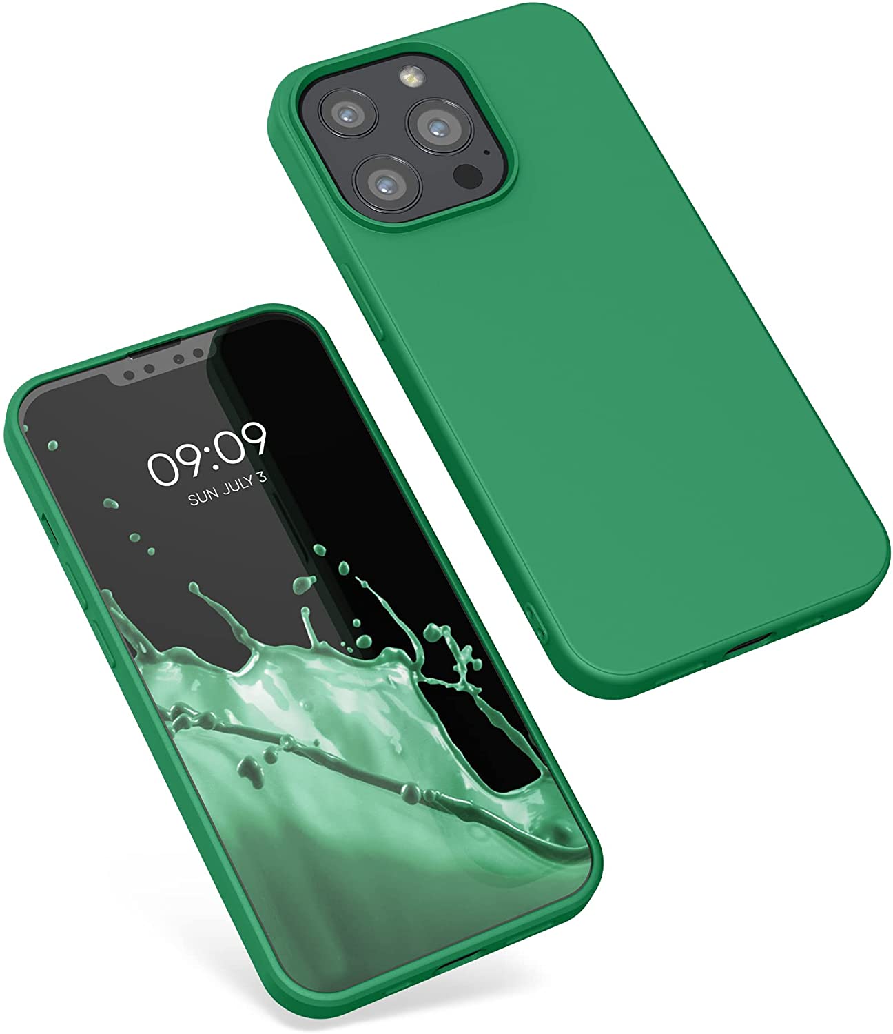 KW iPhone 13 Pro Θήκη Σιλικόνης Rubberized TPU - Pixie Green - 55962.227