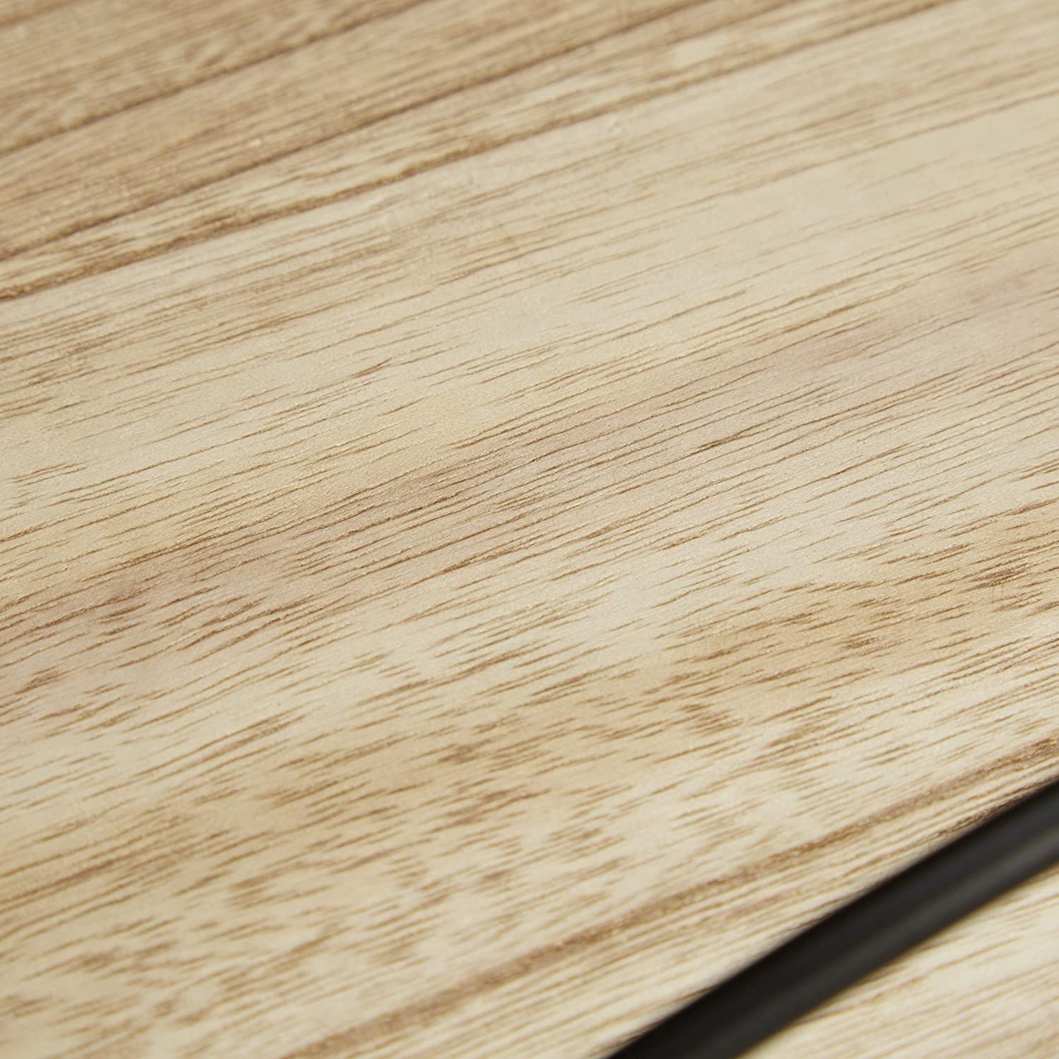 Relaxdays Στρόγγυλο Διακοσμητικό Ράφι Τοίχου με 3 Διαμερίσματα - 50 x 18,5 cm - Natural / Black - 4052025289270