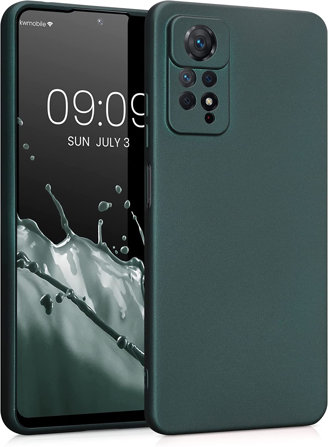 KW Xiaomi Redmi Note 11 Pro / Note 11 Pro 5G Θήκη Σιλικόνης TPU - Metallic Teal - 58650.14