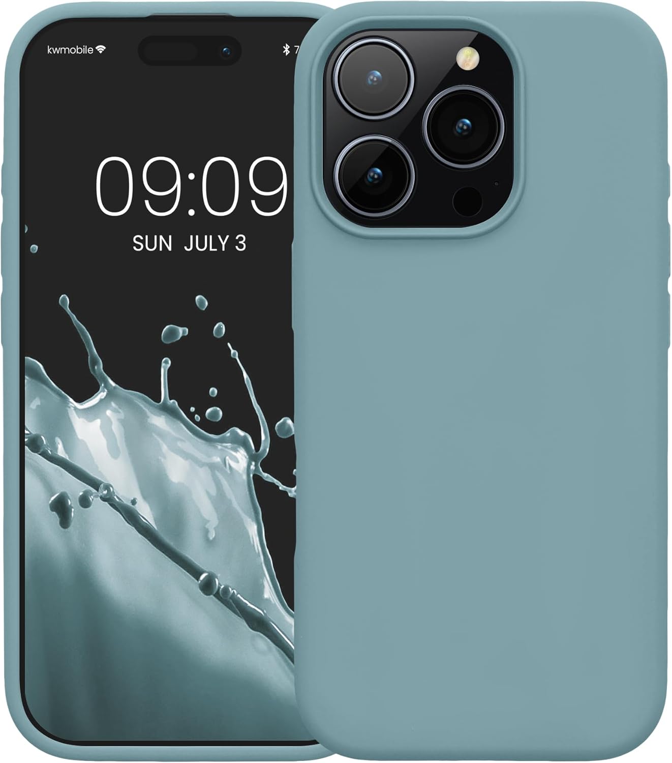 KW iPhone 16 Pro Θήκη Σιλικόνης Rubberized TPU - Antique Stone