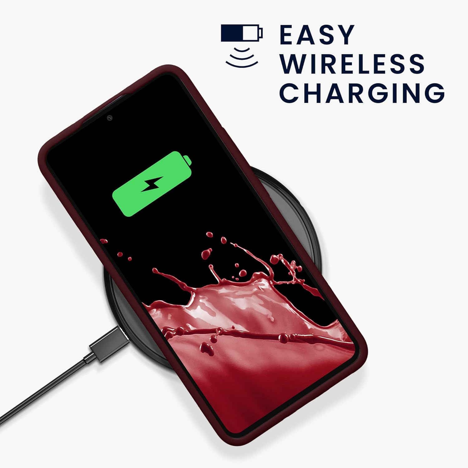 KW Xiaomi 13T / 13T Pro Rubberized TPU Θήκη Σιλικόνης - Bordeaux Purple