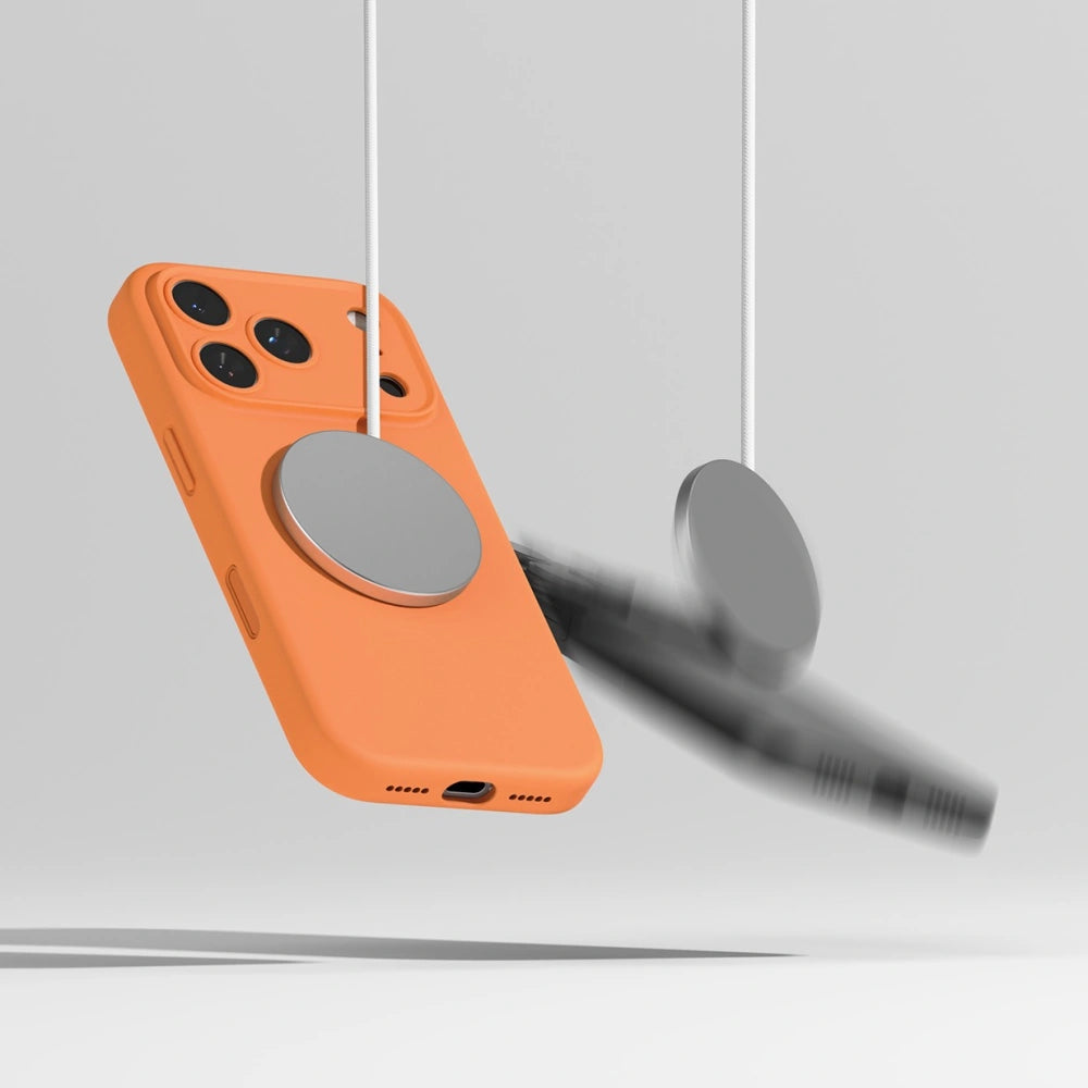Ringke iPhone 17 Pro - Silicone Magnetic MagSafe - Θήκη Σιλικόνης με MagSafe - Tangerine