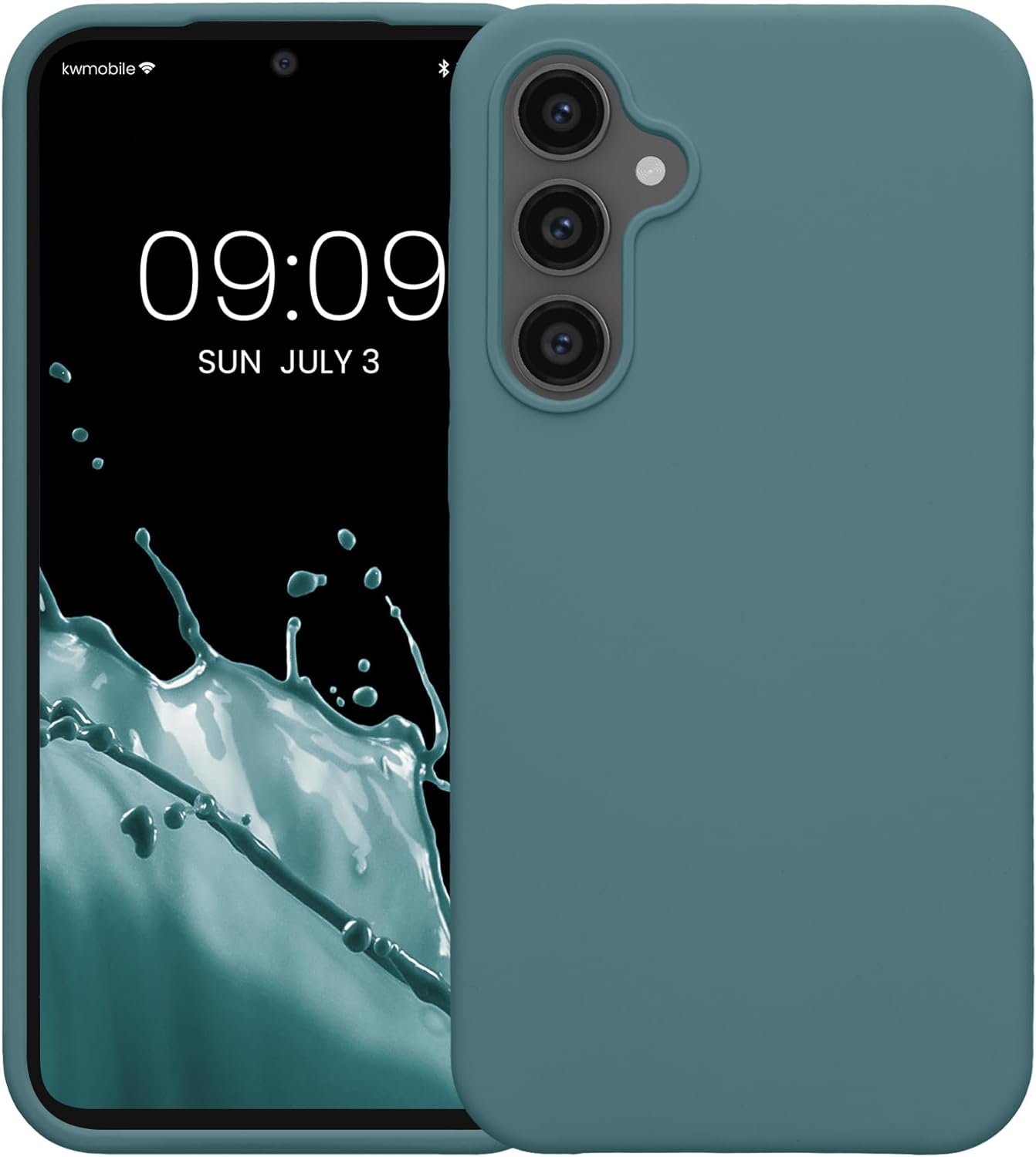 KW Samsung Galaxy S23 FE Θήκη Σιλικόνης Rubberized TPU - Arctic Night