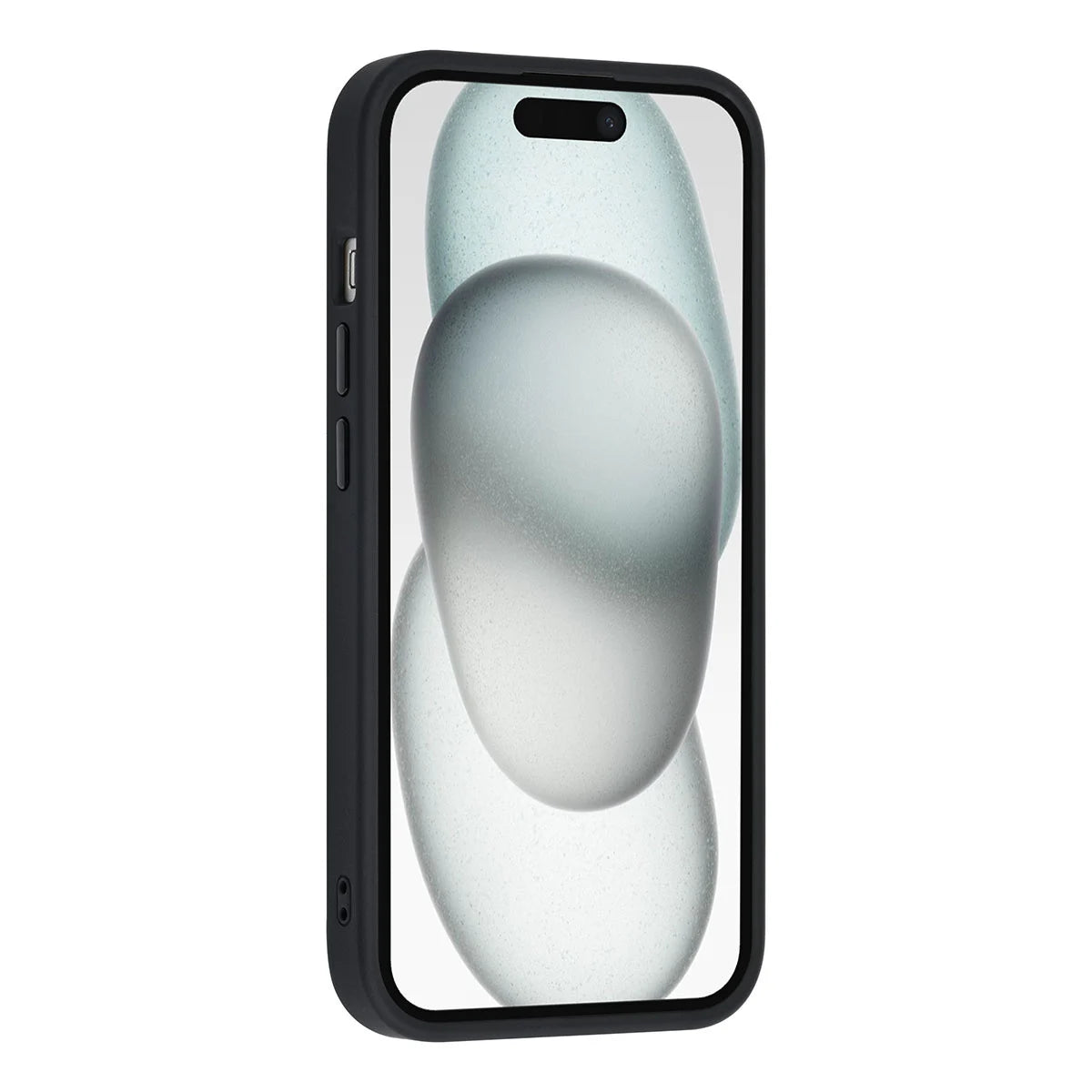 Tuniq iPhone 15 - Σκληρή MagSafe Θήκη με Περιστρεφόμενο Δαχτυλίδι Συγκράτησης - Ημιδιαφανή / Μαύρη