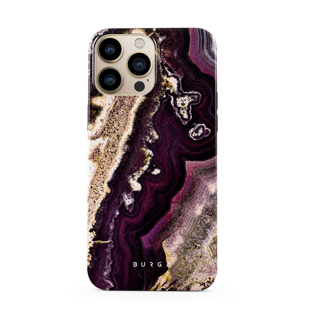 Burga iPhone 13 Pro Max Fashion Tough Σκληρή Θήκη - Purple Skies