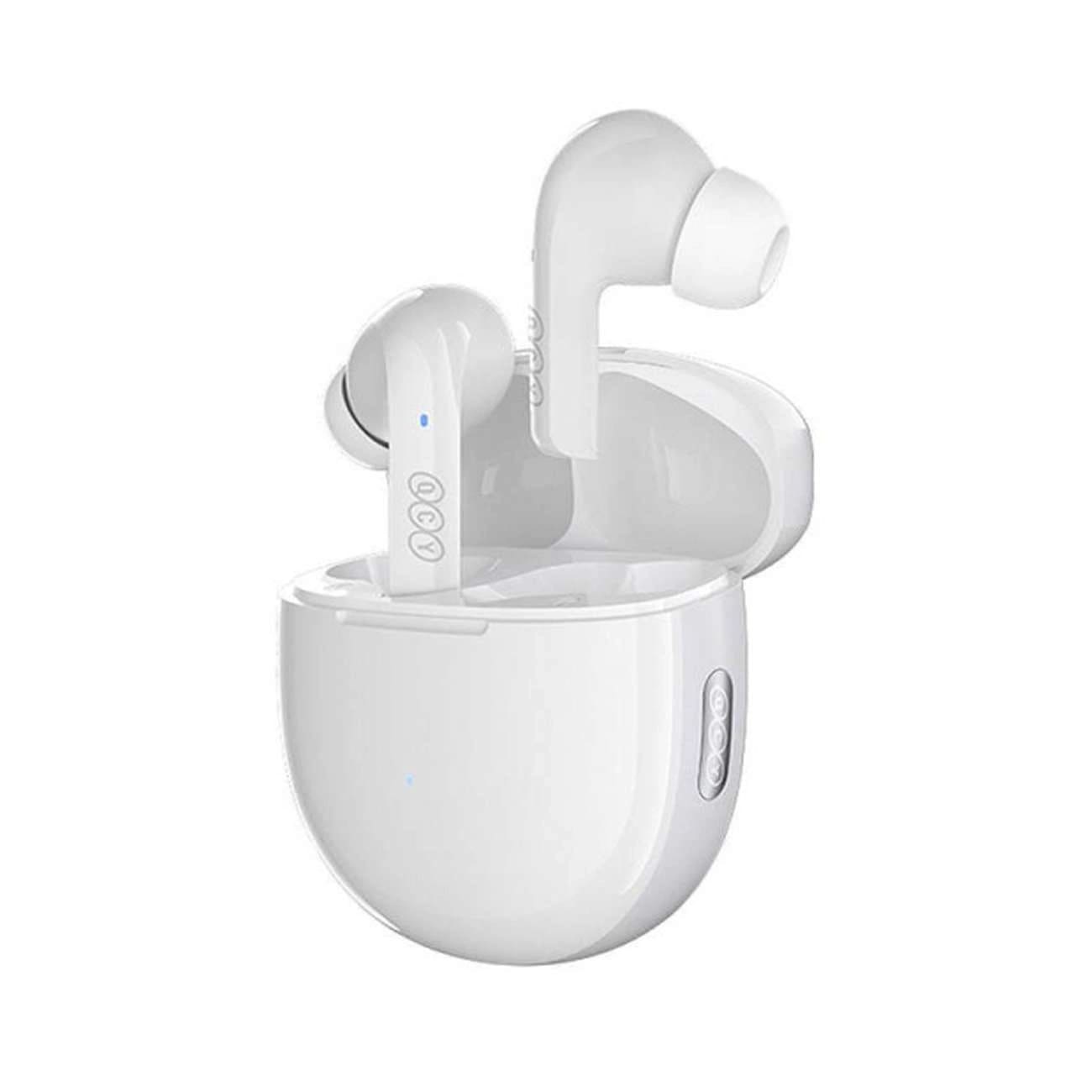 QCY T18 MeloBuds TWS aptX Adaptive Bluetooth 5.2 - Ασύρματα ακουστικά για Κλήσεις / Μουσική - White