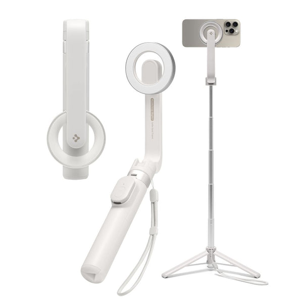 Spigen S571W Ασύρματο MagSafe Selfie Stick με Τρίποδο και Bluetooth Τηλεχειριστήριο - Dune Beige - likebrands.gr