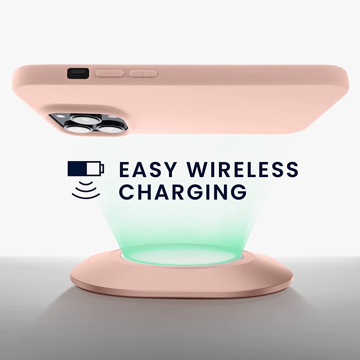 KW iPhone 14 Pro Λεπτή Θήκη Σιλικόνης TPU - Dusty Pink - 59077.10