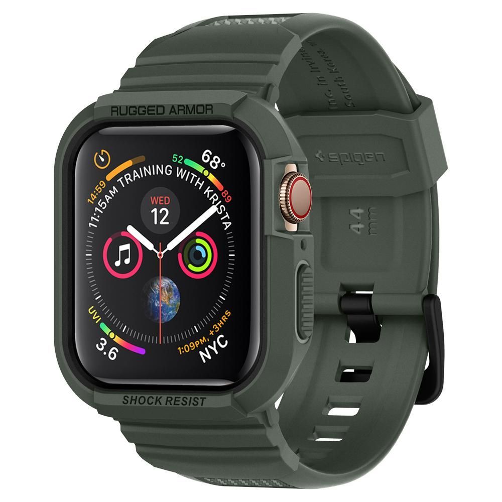 Spigen Λουράκι Apple Watch 4 / 5 / 6 / SE / SE 2 44mm Rugged Armor Pro - Military Green