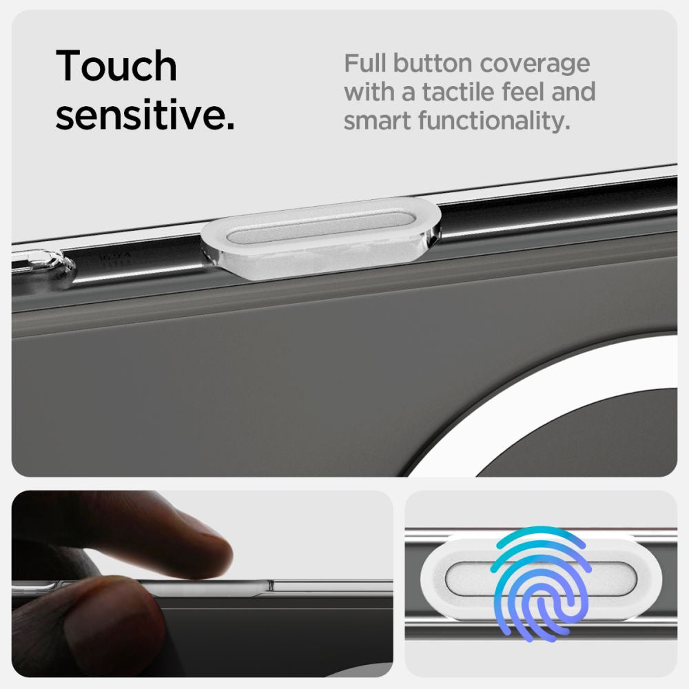 Spigen iPhone 16 Pro Max Ultra Hybrid T Mag Σκληρή Θήκη με Πλαίσιο Σιλικόνης με MagSafe - White