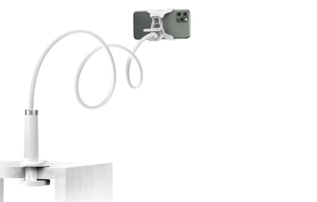 Ugreen LP113 Βάση Στήριξης Κινητού με Ρυθμιζόμενο Στήριγμα - White