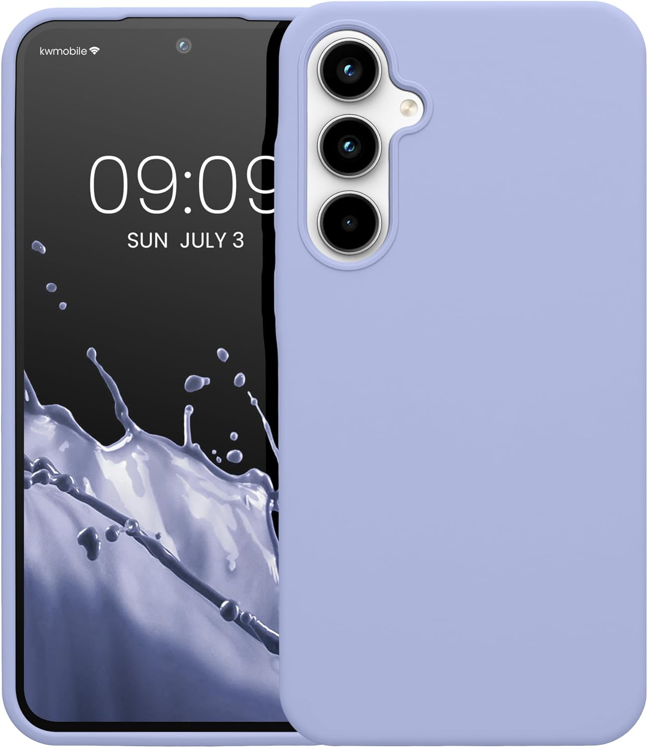 KW Samsung Galaxy A35 5G Θήκη Σιλικόνης Rubberized TPU - Lavender