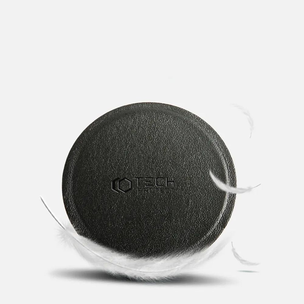 Tech-Protect Metal Plates - Δύο Μεταλλικές Πλακέτες με Αυτοκόλλητο για Μαγνητικές Βάσεις Αυτοκινήτου - Silver / Black