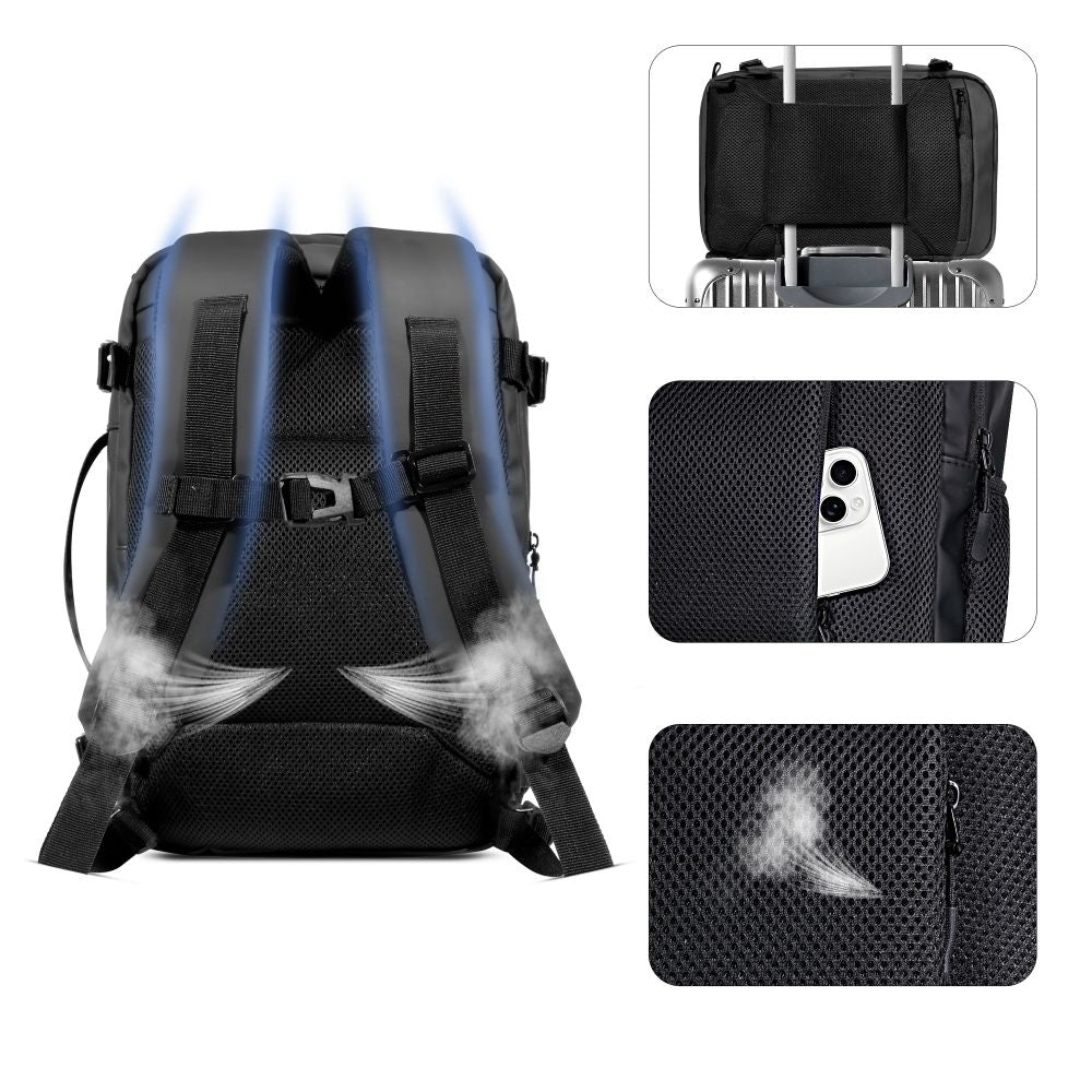 Tech-Protect Σακίδιο Καμπίνας για Laptop - 20L - Defender S50 - Black