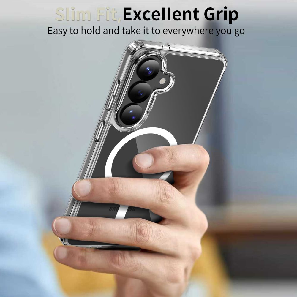 Tech - Protect Samsung Galaxy S26 - Σκληρή Θήκη με Πλαίσιο Σιλικόνης - Flexair Hybrid MagSafe - Clear