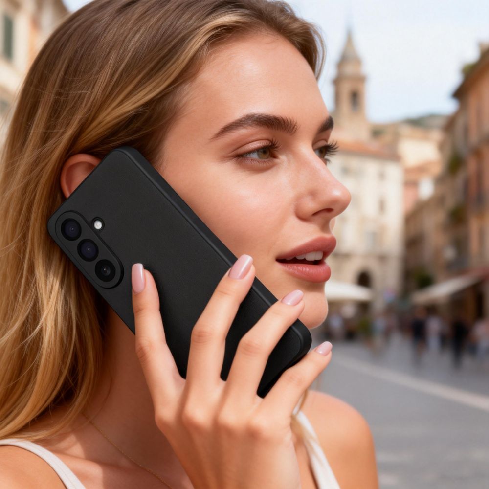 Tech - Protect Samsung Galaxy A37 5G - Θήκη Βιβλίο με Θέση για 1 Κάρτα - Smart Wallet - Matte Black