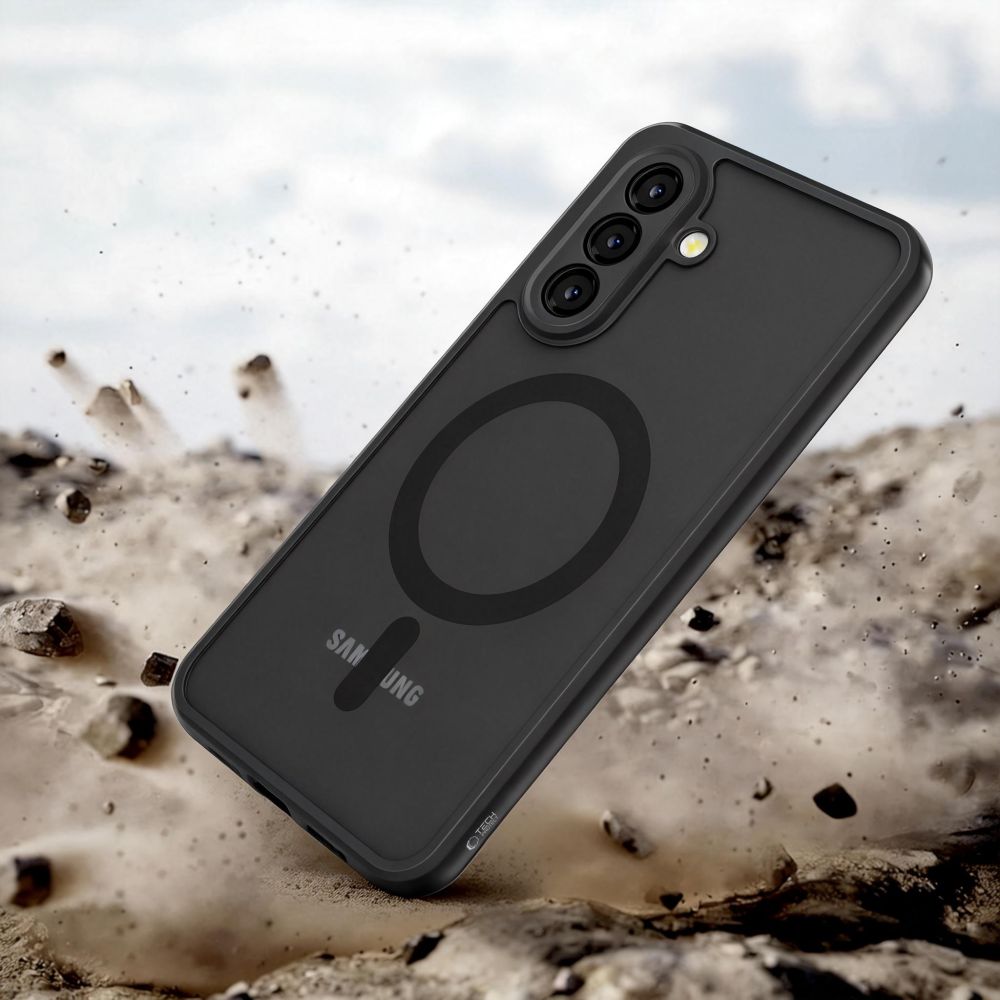 Tech - Protect Samsung Galaxy A57 5G - Σκληρή Θήκη με Πλαίσιο Σιλικόνης και MagSafe - MagMat MagSafe - Matte Black