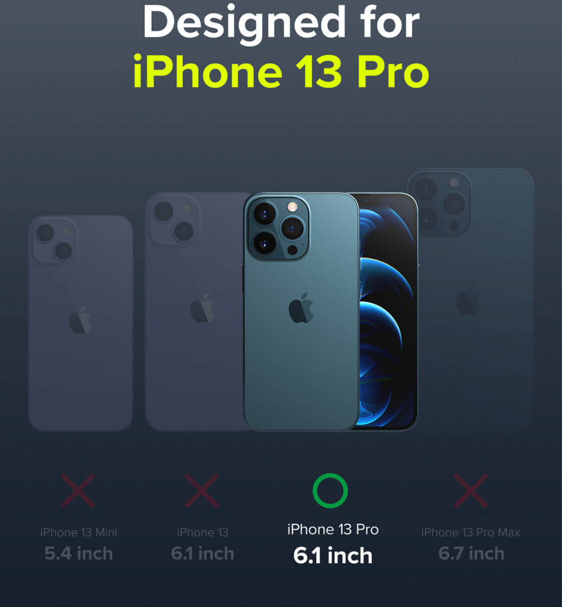 Ringke iPhone 13 Pro Onyx Durable TPU Case Θήκη Σιλικόνης - Blue