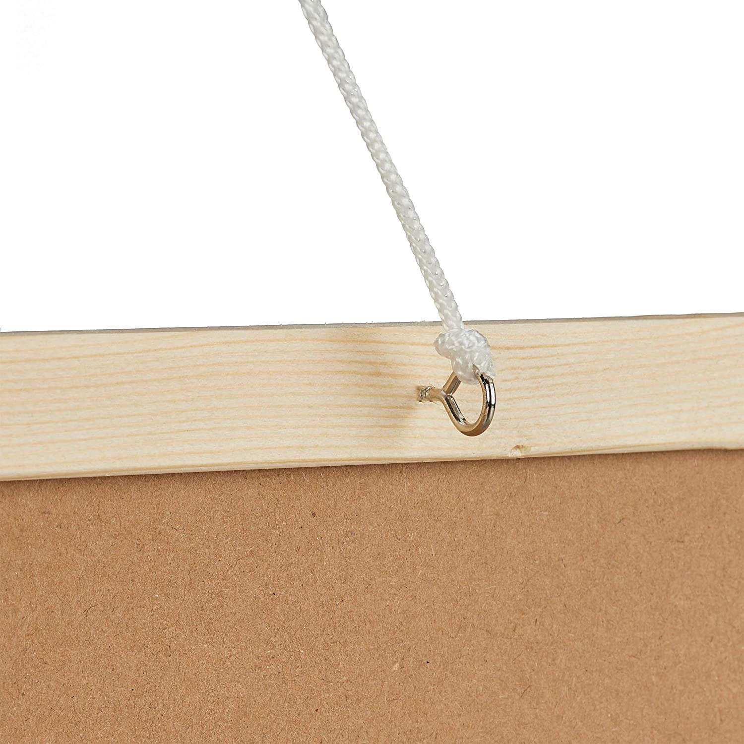 Relaxdays Μαυροπίνακας με Ξύλινη Κορνίζα - 40 x 60cm - Black - 4052025935474