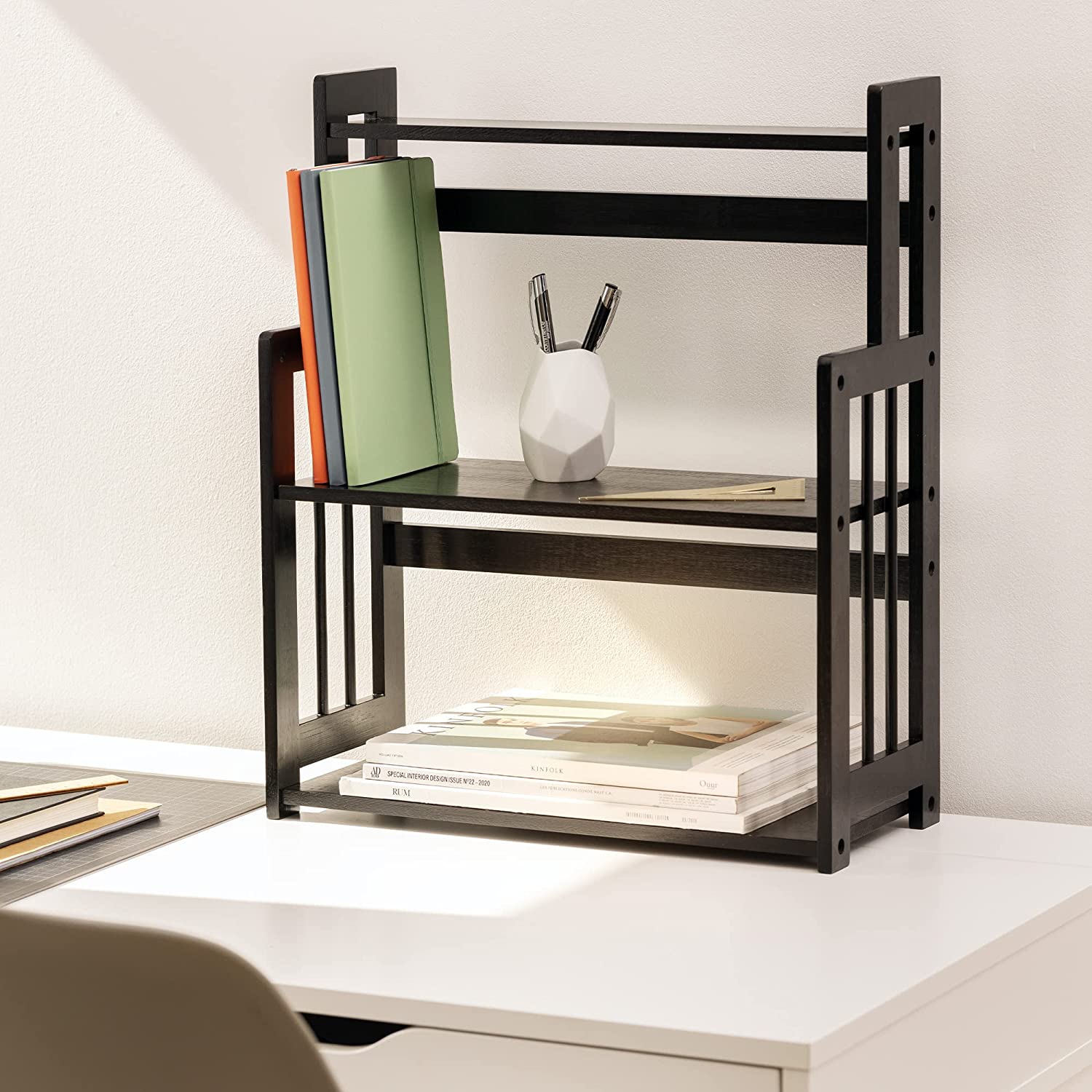 Navaris Bamboo Spice Rack Ξύλινο Ράφι Καρυκευμάτων από Μπαμπού - Black - 50823.02