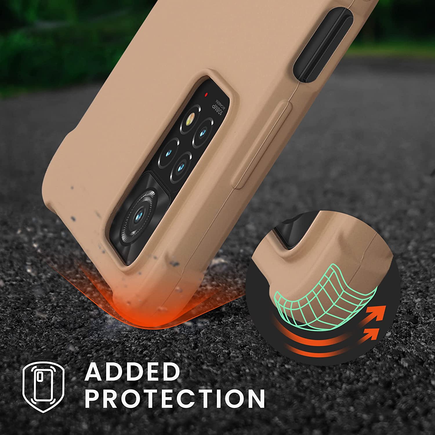 KW Xiaomi Redmi Note 11 Pro / Note 11 Pro 5G Θήκη Σιλικόνης TPU με Λουράκι - Macchiato - 58086.245