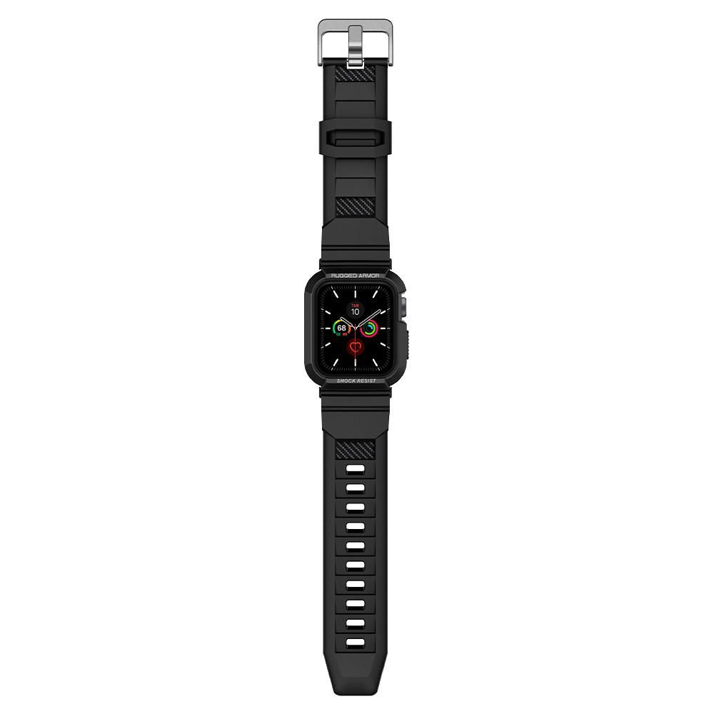 Spigen Λουράκι Apple Watch 4 / 5 / 6 / SE / SE 2 40mm Rugged Armor Pro - Black