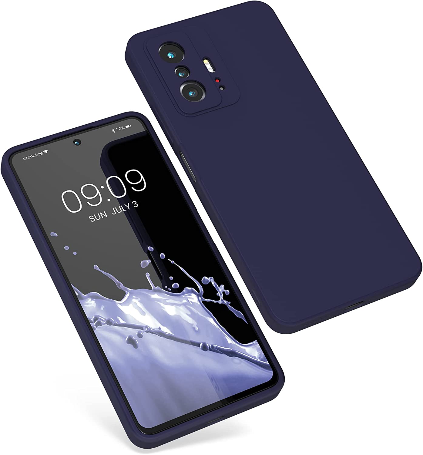 KW Xiaomi 11T / 11T Pro Θήκη Σιλικόνης Rubberized TPU - Deep Ocean - 56573.182