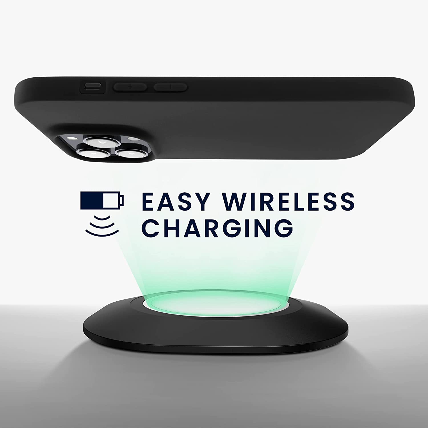 KW iPhone 14 Pro Λεπτή Θήκη Σιλικόνης TPU - Black Matte - 59077.47