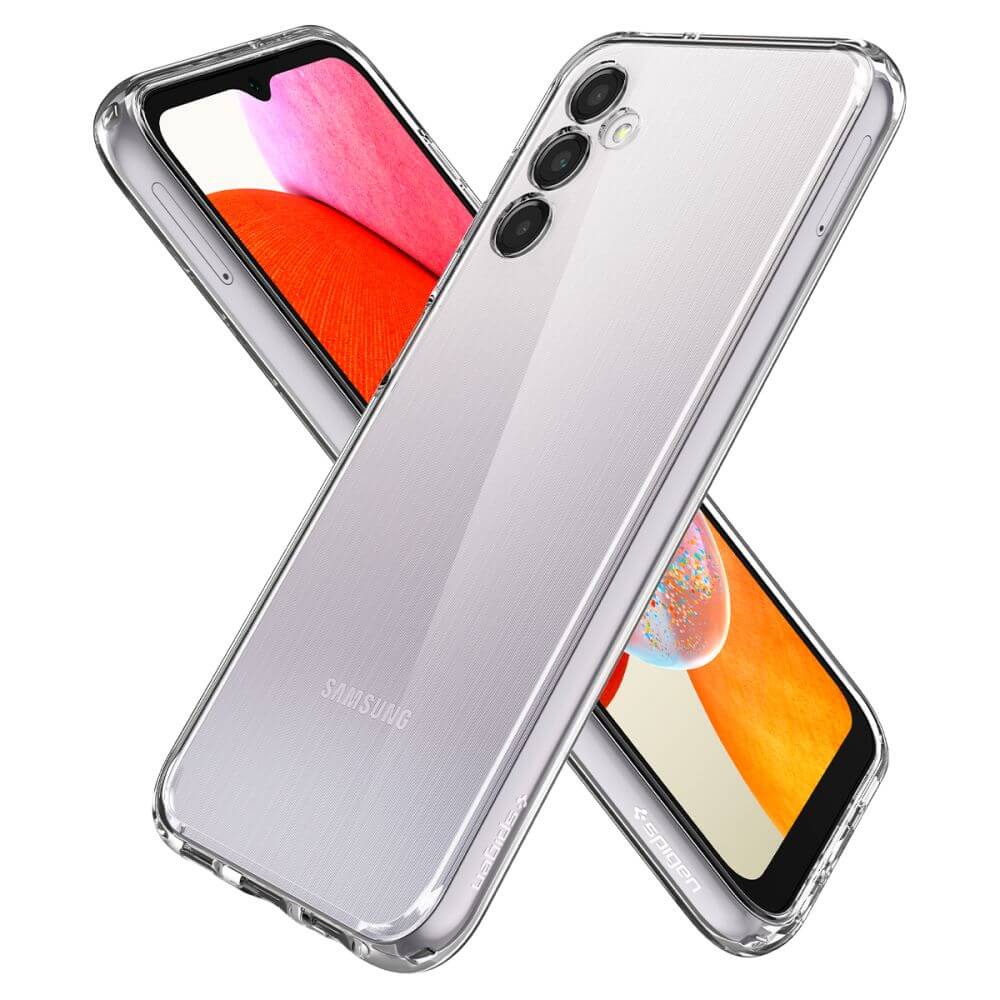 Spigen Samsung Galaxy A14 5G Σκληρή Θήκη με Πλαίσιο Σιλικόνης Ultra Hybrid - Crystal Clear