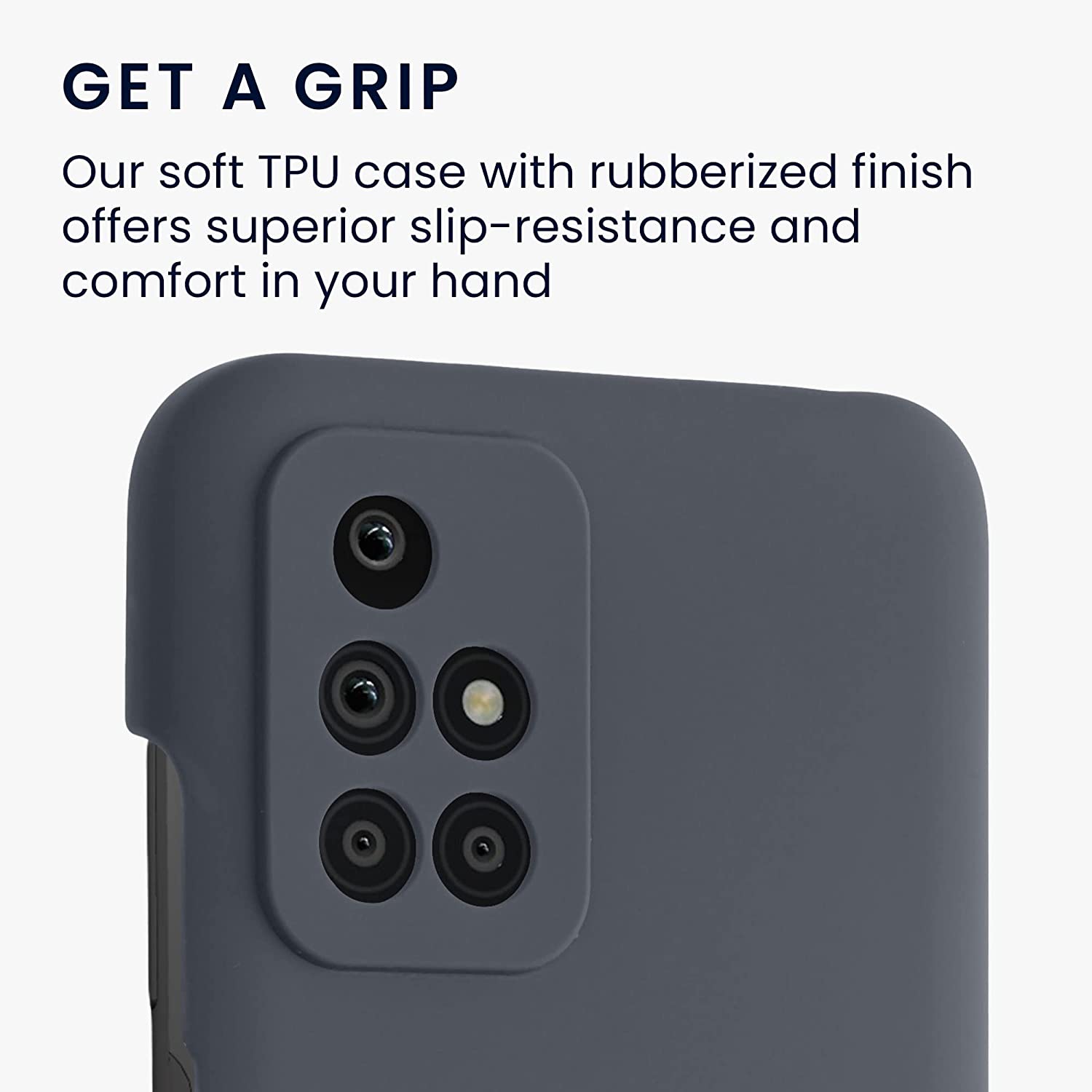 KW Xiaomi Redmi 10 Θήκη Σιλικόνης Rubberized TPU - Blueberry - 56153.186