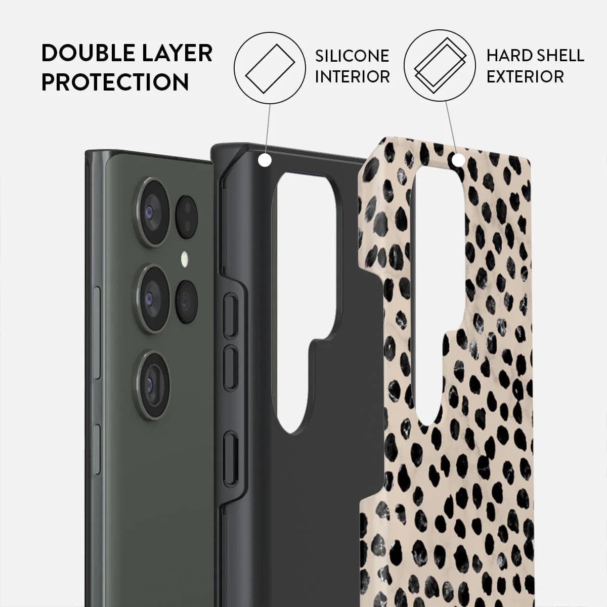 Burga Samsung Galaxy S23 Ultra Fashion Tough Σκληρή Θήκη - Almond Latte