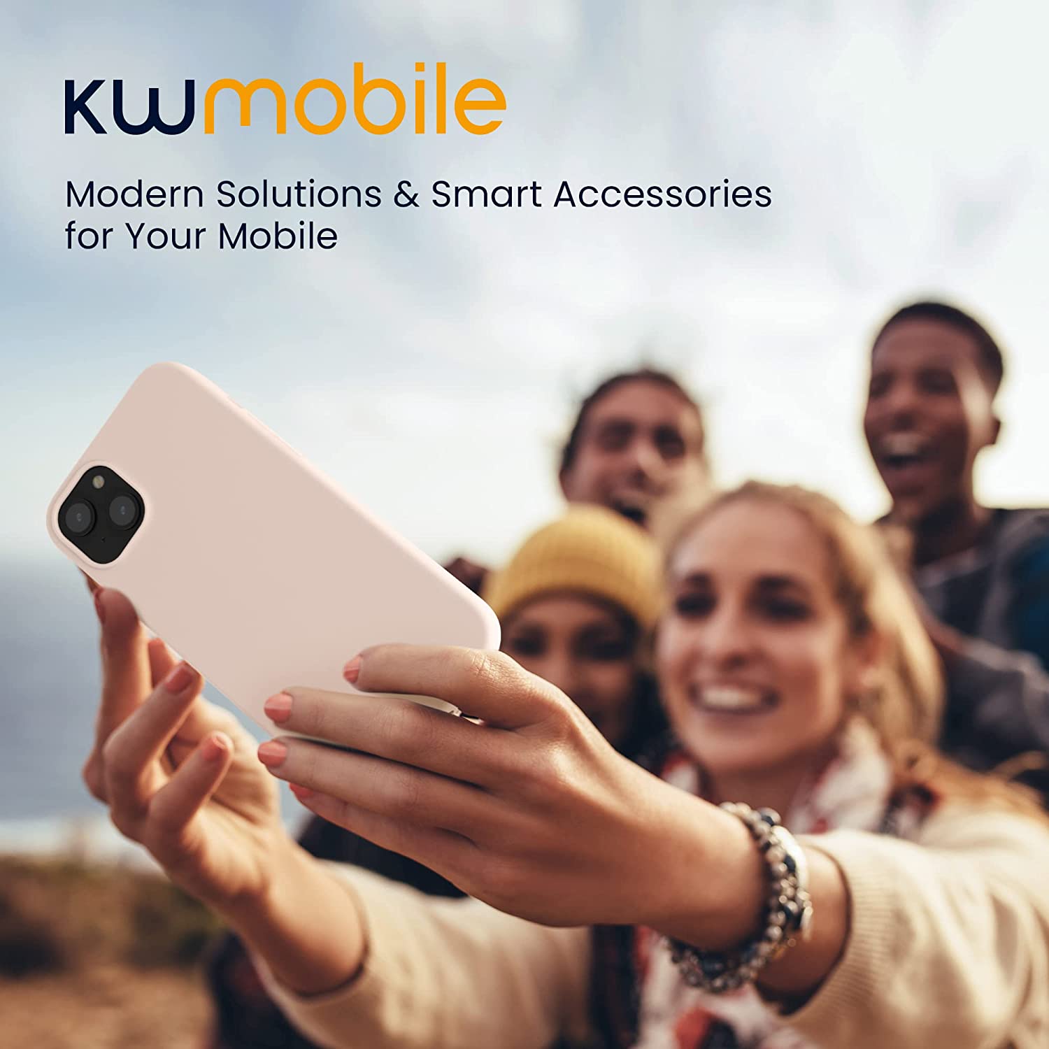 KW iPhone 14 Plus Θήκη Σιλικόνης TPU - Coconut Swirl - 59072.225