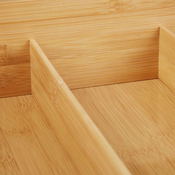 Relaxdays Κουτί Αποθήκευσης από Bamboo - Natural - 4052025246013