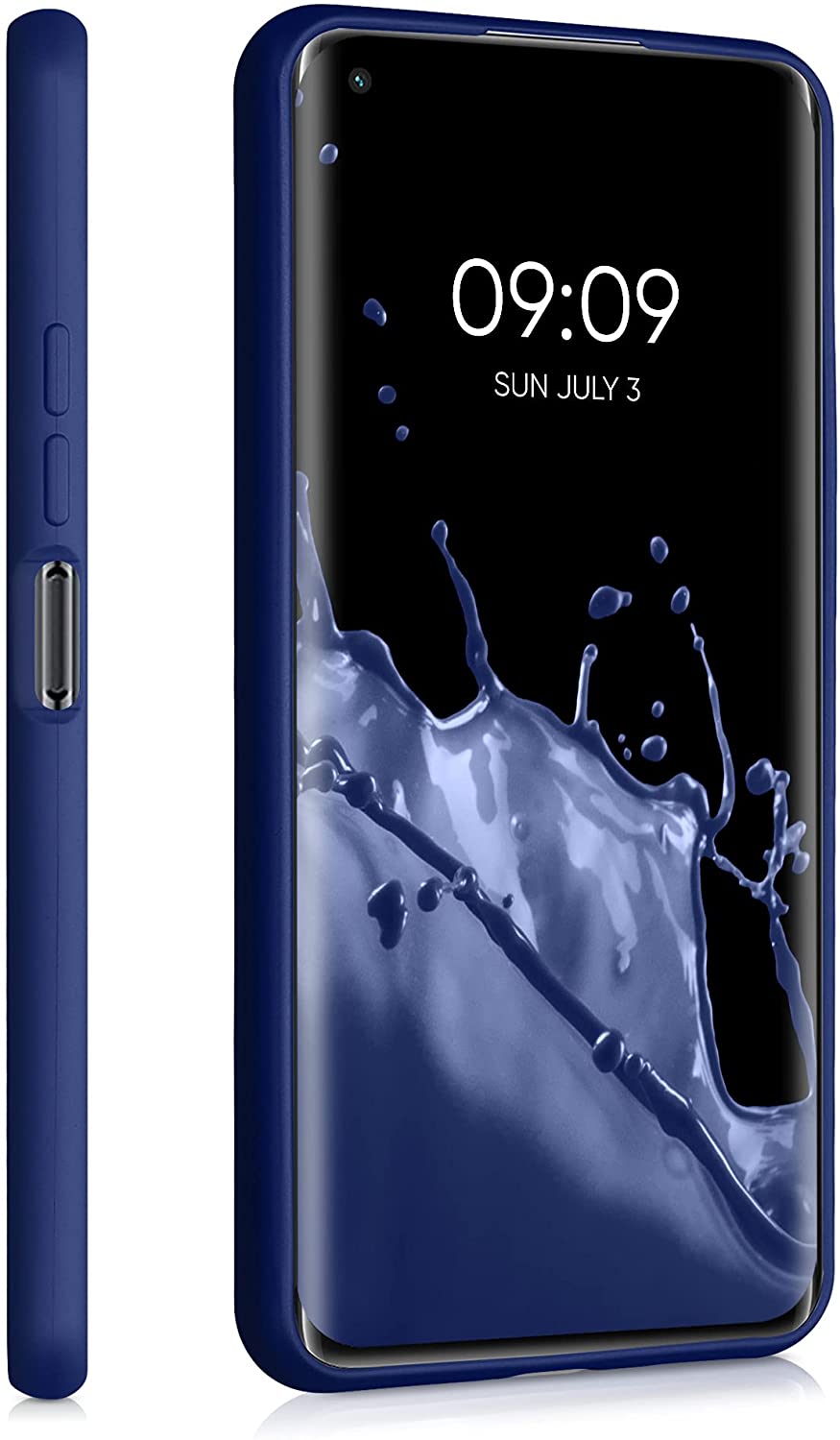 KW Xiaomi Mi 11 Lite / Mi 11 Lite 5G Θήκη Σιλικόνης TPU - Metallic Blue - 54727.64