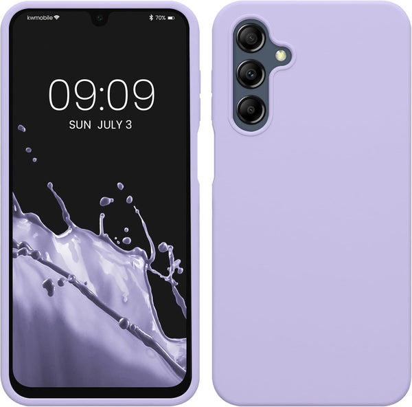 KW Samsung Galaxy A16 4G / A16 5G Θήκη Σιλικόνης Rubberized TPU - Lavender - likebrands.gr