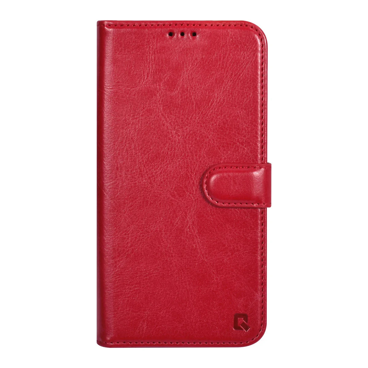 Tuniq iPhone 15 Plus / 14 Plus - Θήκη Πορτοφόλι Stand από Δερματίνη - Κόκκινη