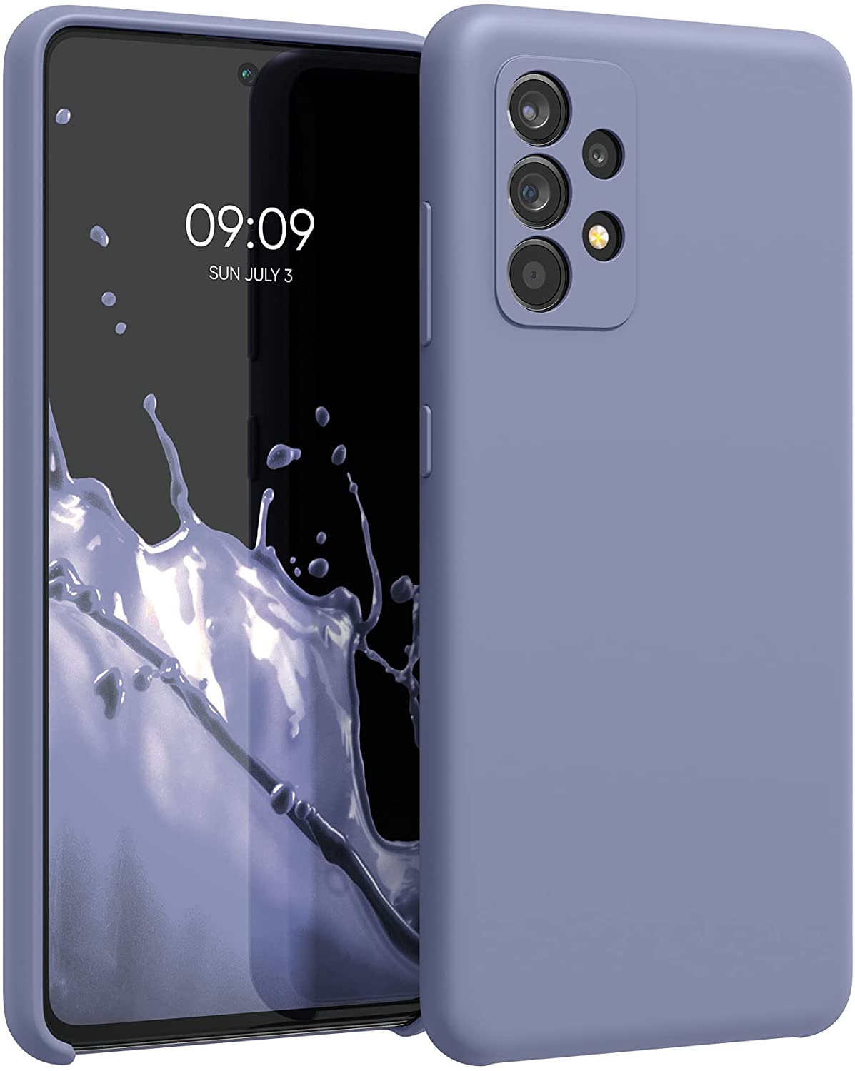 KW Samsung Galaxy A52 / A52 5G / A52s 5G Θήκη Σιλικόνης Rubber TPU - Lilac - 54347.168