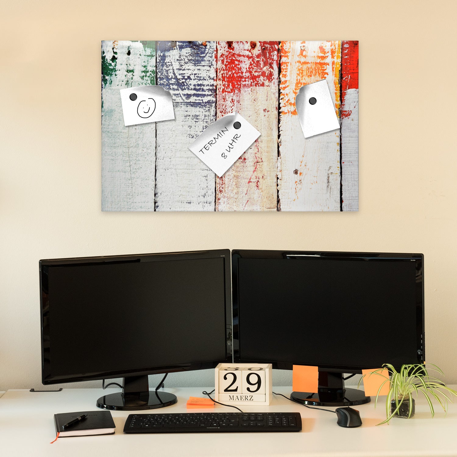 Navaris Μαγνητικός Πίνακας Ανακοινώσεων - 40 x 60 cm - Painted Wood - 41129