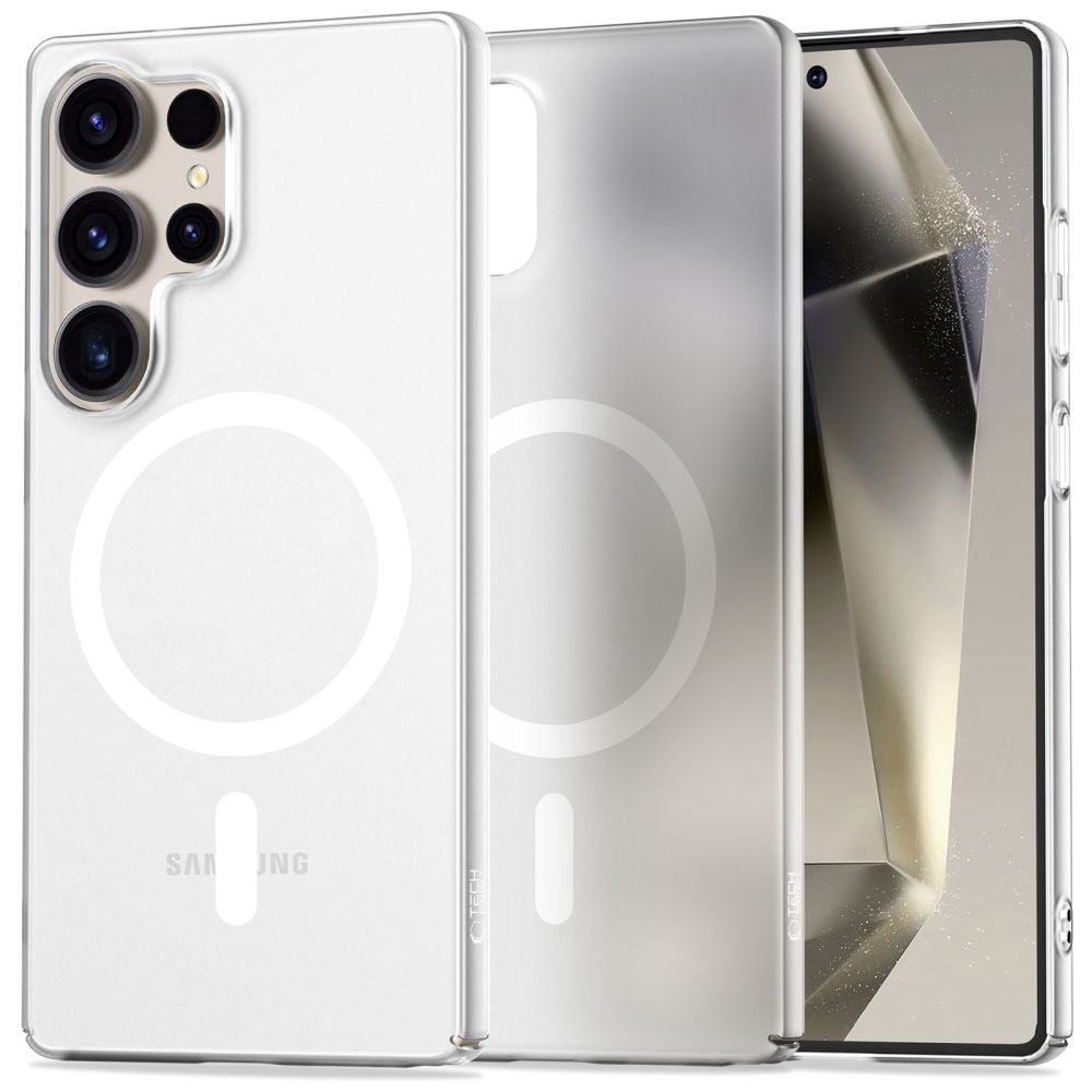 Tech-Protect Samsung Galaxy S25 Ultra MagSlim - Σκληρή Θήκη με MagSafe - Matte / Ice