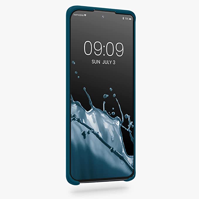 KW Xiaomi 12 / 12X Θήκη Σιλικόνης Rubber TPU - Teal Matte - 56210.57