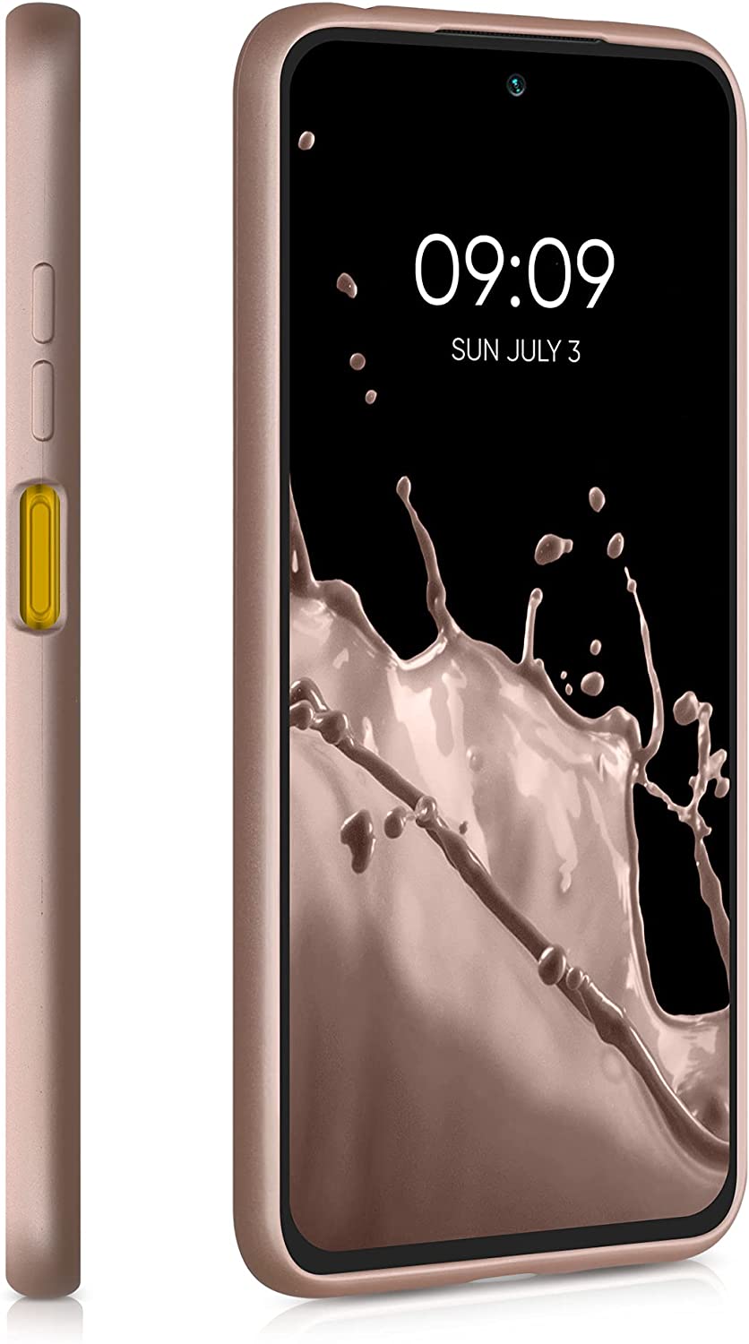 KW Xiaomi Poco M3 Pro 5G Θήκη Σιλικόνης TPU - Metallic Rose Gold - 55364.31