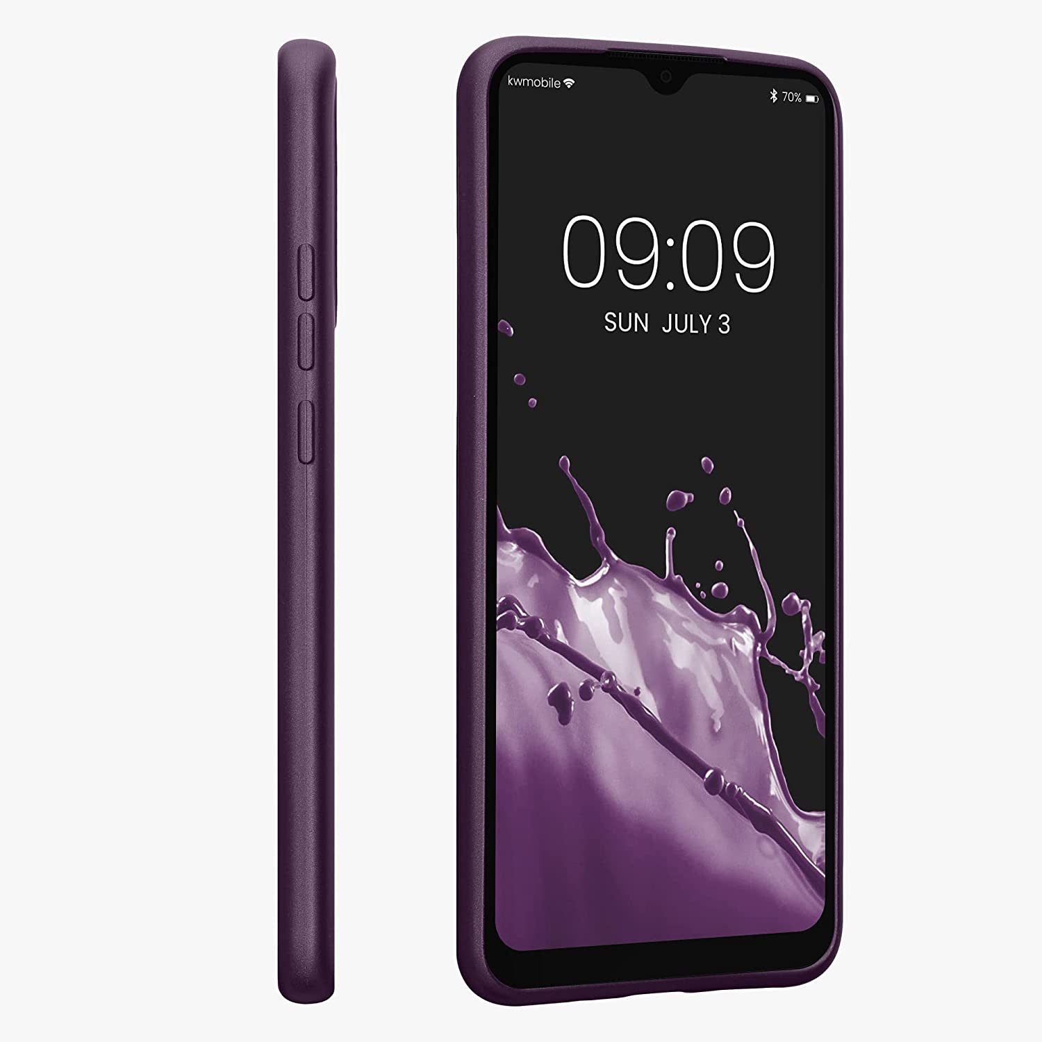 KW Xiaomi Redmi 10C Θήκη Σιλικόνης TPU - Blackberry - 59232.115