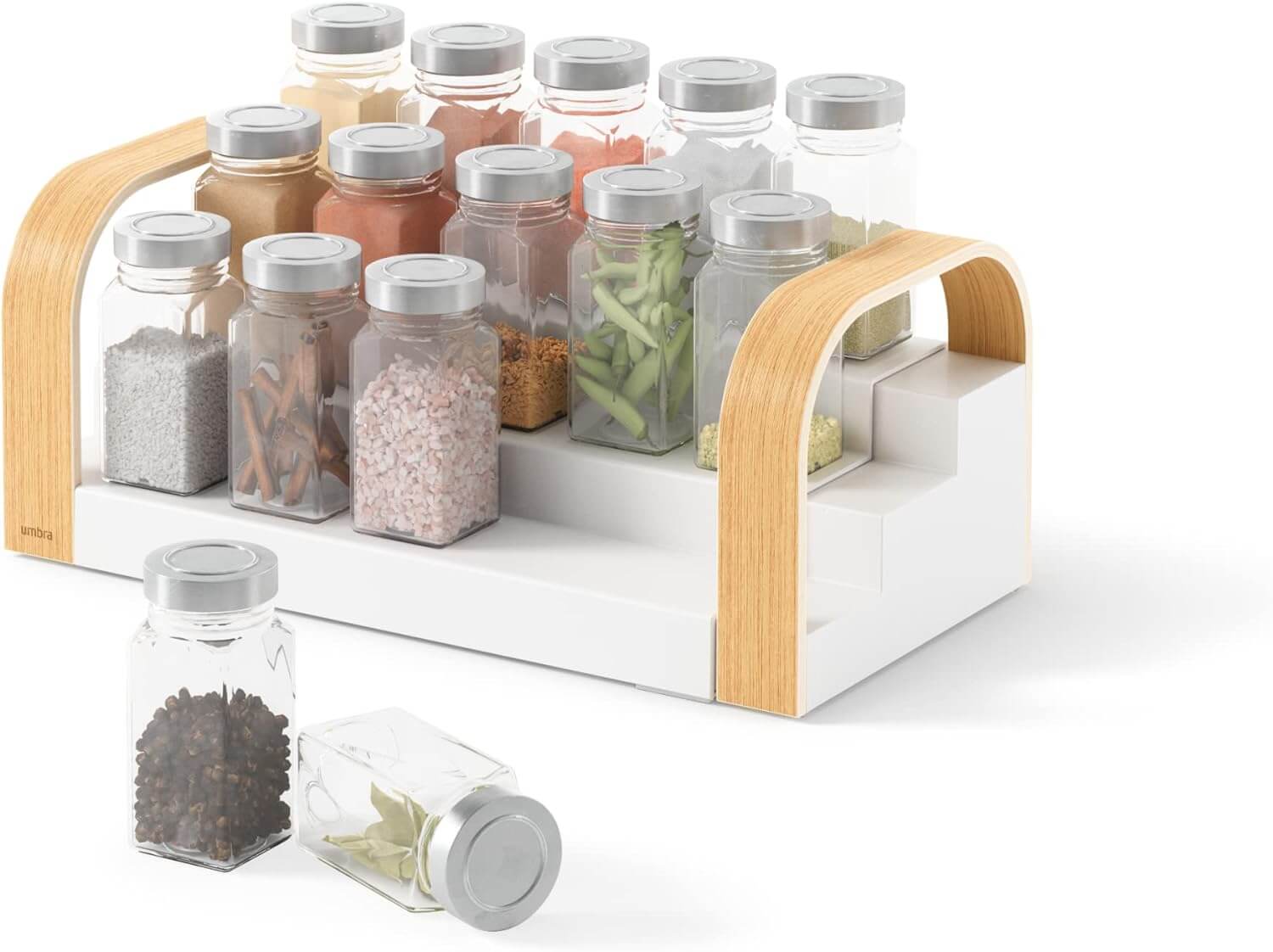 Umbra Bellwood Επεκτεινόμενη Βάση Μπαχαρικών 3 Επιπέδων - Natural / White