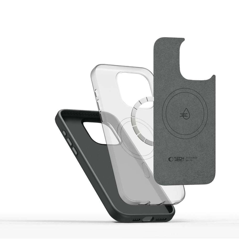 Tech-Protect iPhone 15 Pro Silicone Pure Θήκη Σιλικόνης TPU με MagSafe - Clay