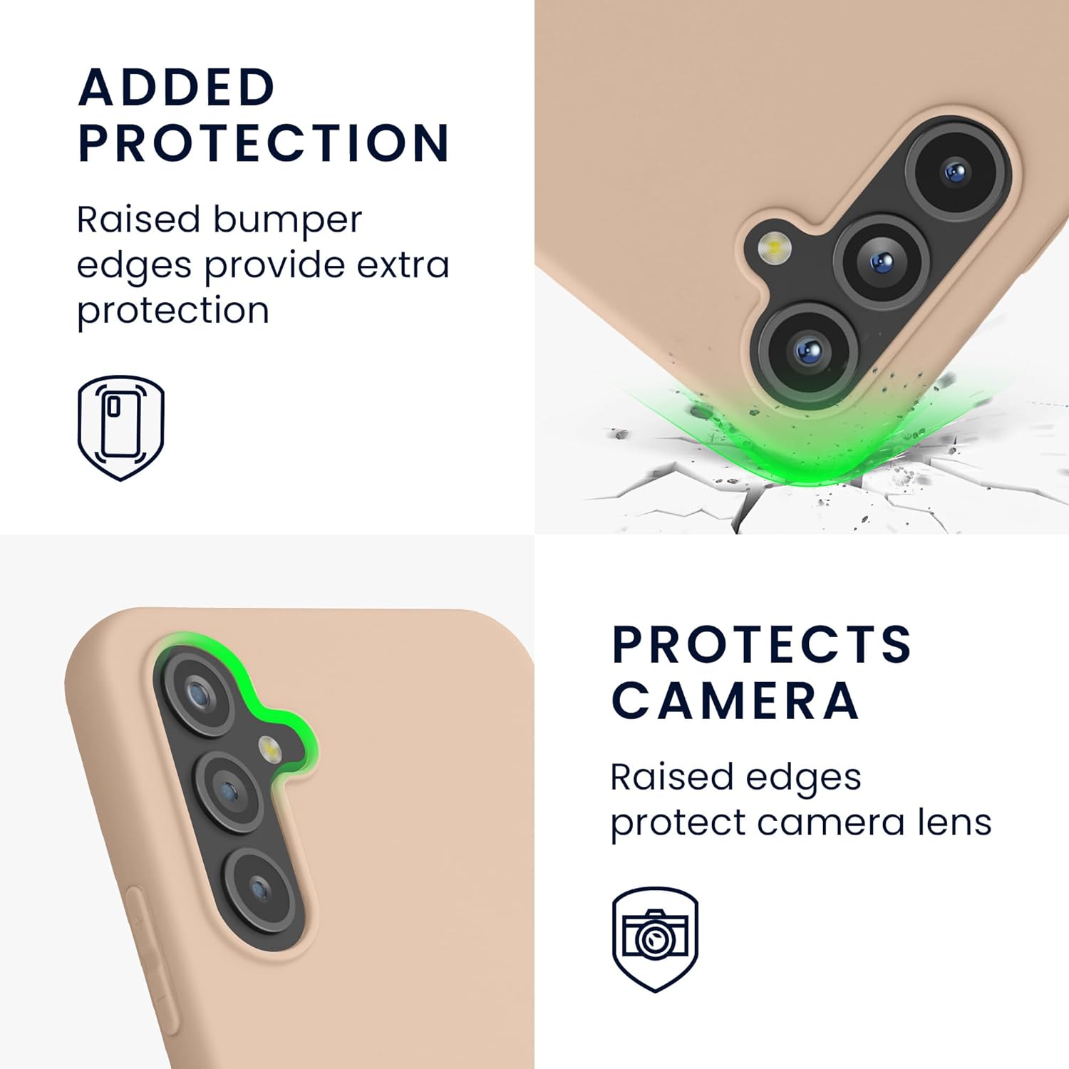 KW Samsung Galaxy A54 5G Θήκη Σιλικόνης TPU - Mother of Pearl