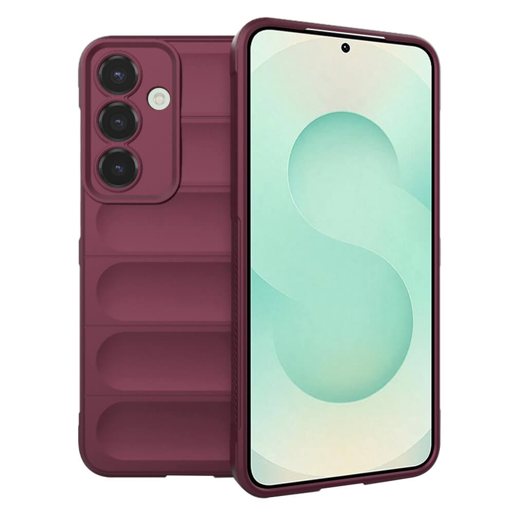 Techsuit Samsung Galaxy S25 Plus Magic Shield Θήκη Σιλικόνης TPU - Bordeaux