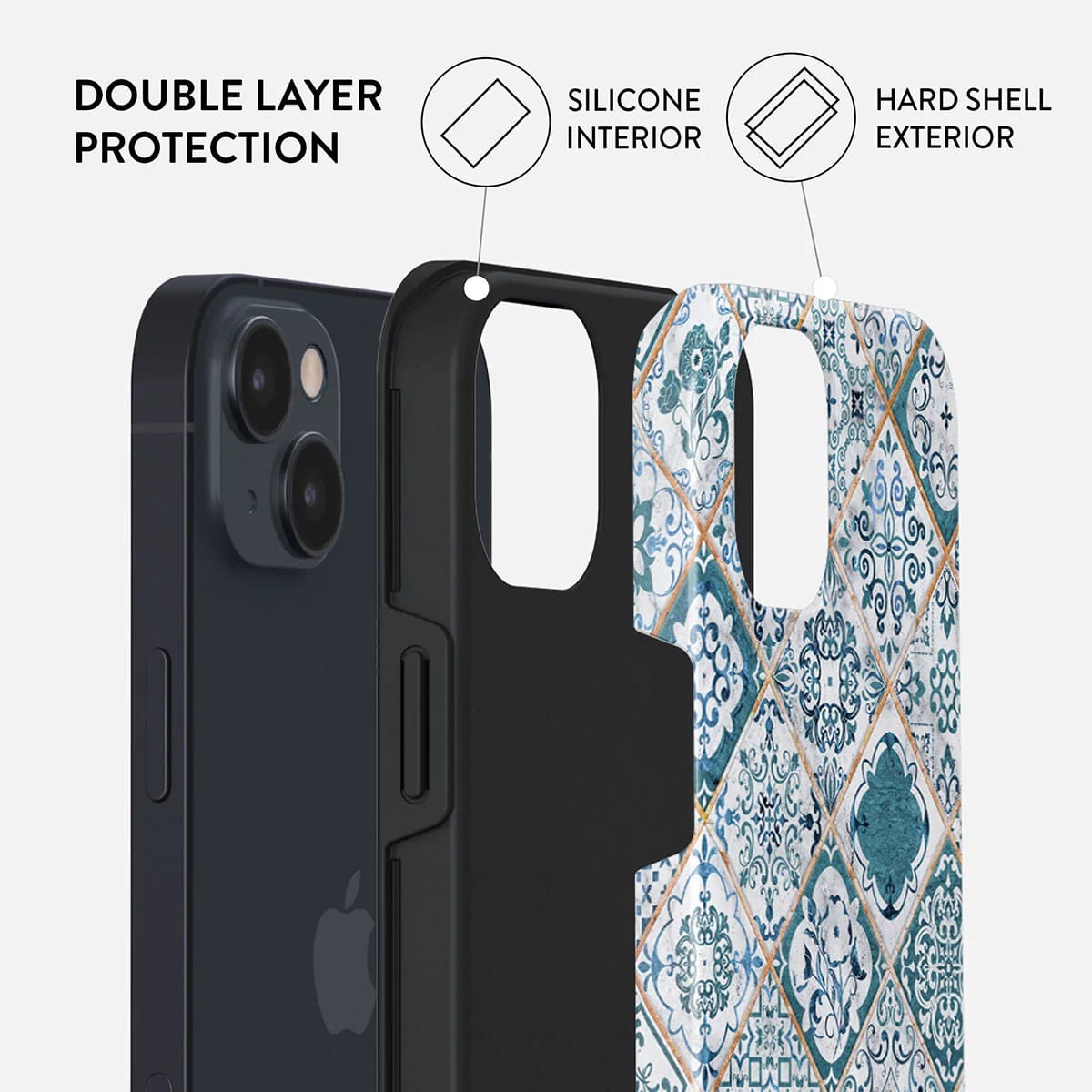 Burga iPhone 14 Plus Fashion Tough Σκληρή Θήκη - Tropical Oasis