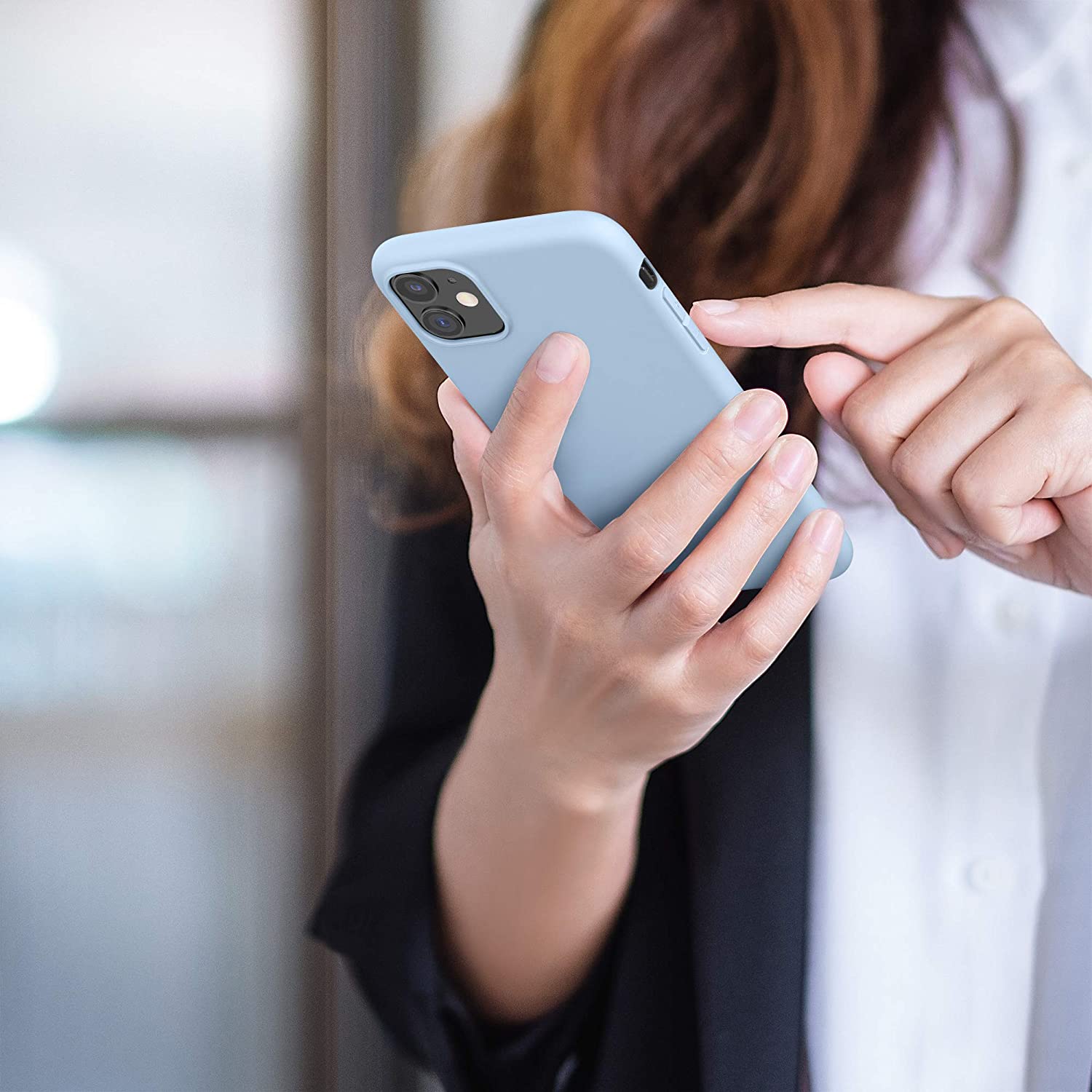 KW iPhone 11 Θήκη Σιλικόνης TPU - Light Blue Matte - 49787.58